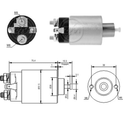 MARS OTOMATIGI 12V MITSUBISHI L200 - L300 - L400 - PAJERO - SPACE