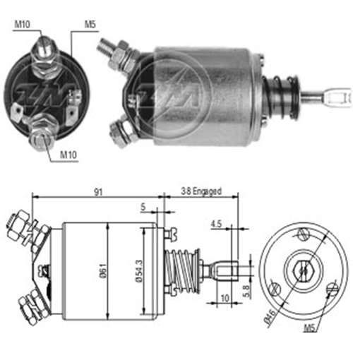 MARS OTOMATIGI 12V AGRALE TX1600 / VALMET 110 ID - 68 - 85 ID