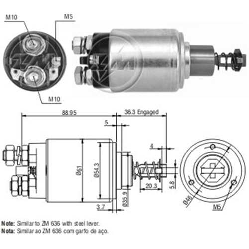 MARS OTOMATIGI 24V CASE / FIAT-IVECO / FIATALLIS / FORD / KOMATSU / MERCEDES-BENZ / VOLKSWAGEN / VOLVO