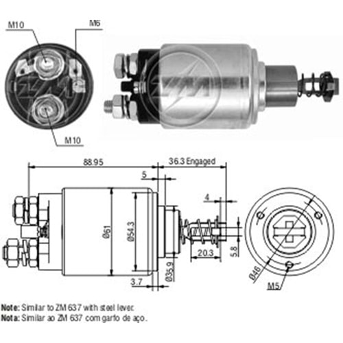 MARS OTOMATIGI 24V MERCEDES-BENZ L 1317 - 1517 - O 371 - OF 1115 - 1315 - 1318 - 1721 - OH 1315 - 1621