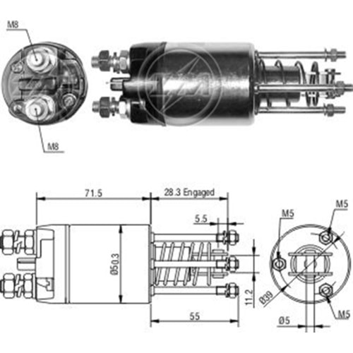 MARS OTOMATIGI 12V FIAT REGATA / LANCIA PRISMA