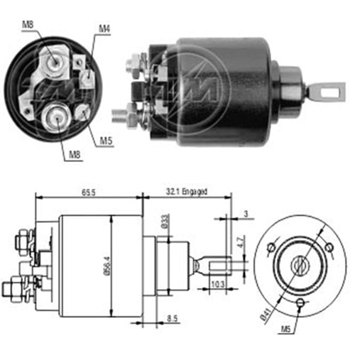 MARS OTOMATIGI 12V VOLKSWAGEN / FORD / MERCEDES-BENZ 2 CIVATALI (CBS-B602)