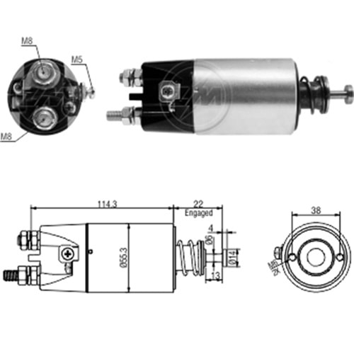 MARS OTOMATIGI 24V CATERPILLAR / MITSUBISHI FUSO CANTER (SS-1547)