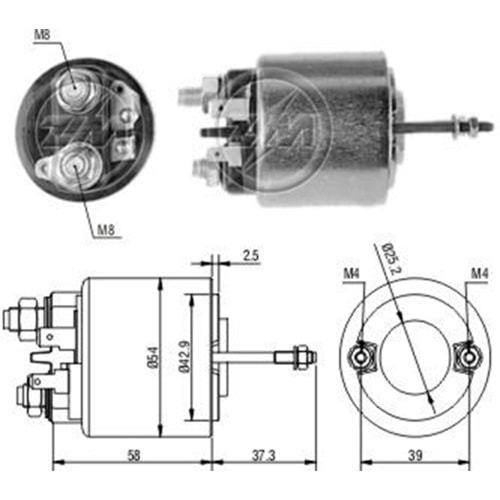 MARS OTOMATIGI 12V RENAULT 9 - 12 ESKI MODEL (CBS - P512)