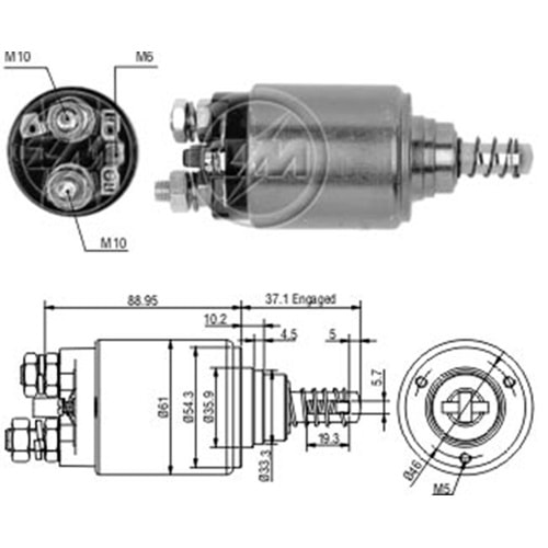 MARS OTOMATIGI 24V MERCEDES-BENZ DIESEL (CBS-B703 - SBO-0645)