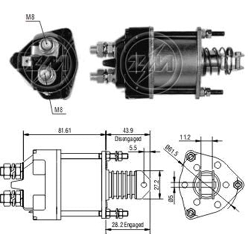 MARS OTOMATIGI 12V FIAT UNO / LANCIA / ZAZTAVA YUGO