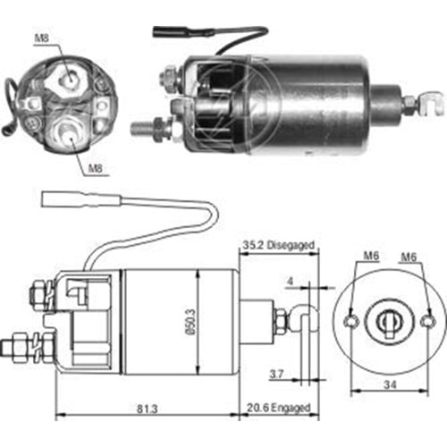 MARS OTOMATIGI 12V TOYOTA 1000 - CARINA - LITE ACE - STARLET