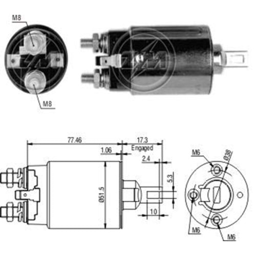 MARS OTOMATIGI 12V TCM FORKLIFT / HYUNDAI EXCEL / MITSUBISHI COLT (SMI-0691)