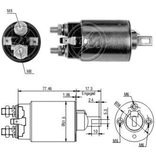 MARS OTOMATIGI 12V CHRYSLER - DODGE / CHRYSLER - PLYMOUTH / HYUNDAI / MAZDA MX - 3 / MITSUBISHI