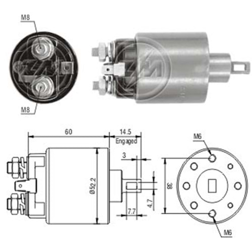 MARS OTOMATIGI 12V NISSAN / SUBARU (SHI-0711)