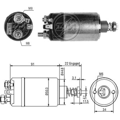 MARS OTOMATIGI 12V VOLVO 0 - 240 - 340 - 360 - 740 - 760 - 940 - 960