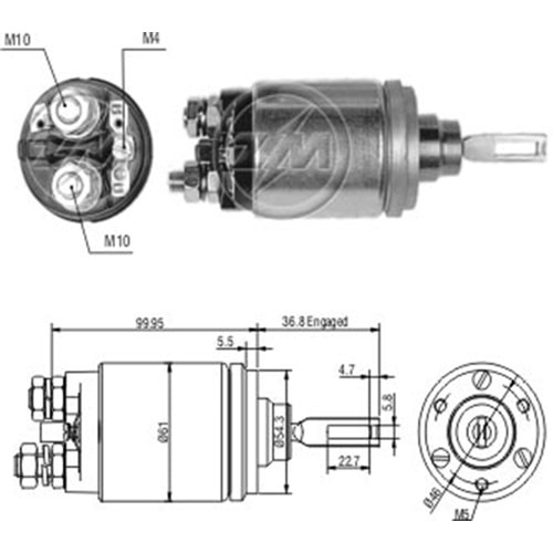 MARS OTOMATIGI 12V DEUTZ KHD 117 - KHD 119 - KHD 121 - KHD 124