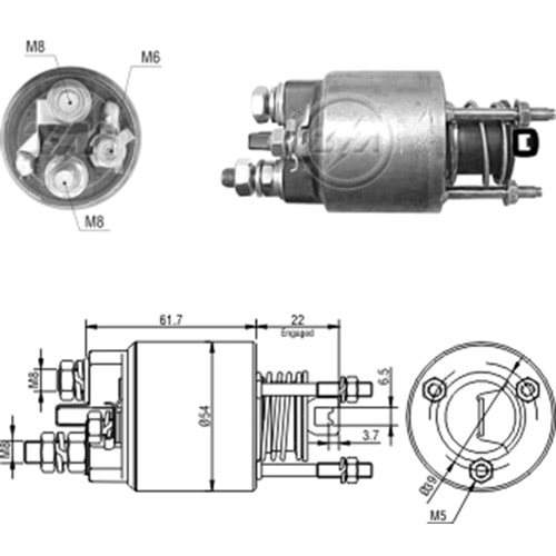 MARS OTOMATIGI 12V FIAT BRAVA - BRAVO - CINQUECENTO - MAREA - PUNTO - SIECENTO - SIENA - UNO / LANCIA Y - Y10