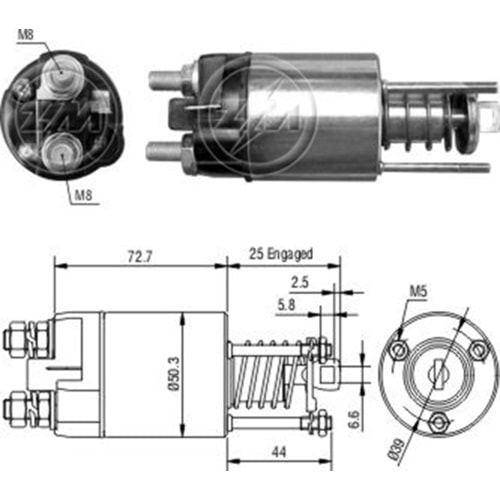MARS OTOMATIGI 12V AUTOBIANCHI Y10 / FIAT PANDA - TIPO - UNO / LANCIA Y10 / LAND ROVER 800