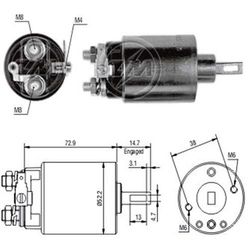 MARS OTOMATIGI 12V ISUZU PICK-UP / THERMOKING (SS-1222)