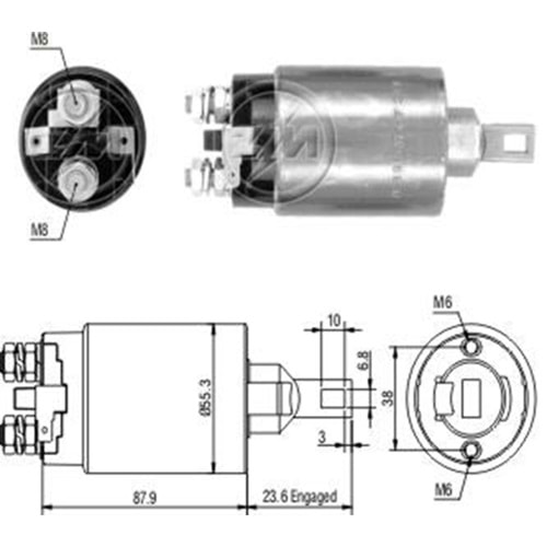 MARS OTOMATIGI 24V MITSUBISHI CANTER (SMI-0896 - SS-1516)