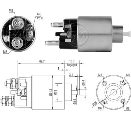 MARS OTOMATIGI 12V CITROEN BERLINGO - C1 - 2 - 3 - 4 - 5 - DS3 - 4 - JUMPY - NEMO - XSARA / FIAT SCUDO / PEUGEOT /