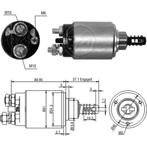 MARS OTOMATIGI 24V MERCEDES-BENZ L - 1317 - L - 1517 - O 371 - OF - 1115 - OF - 1315 - OF - 1318 - OF - 1721 - OH 1