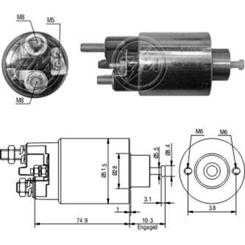 MARS OTOMATIGI 12V RENAULT CLIO - KANGOO 1.5 DIESEL / CITROEN BERLINGO / PEUGEOT 206 - 306 - 307 - 505 - 406