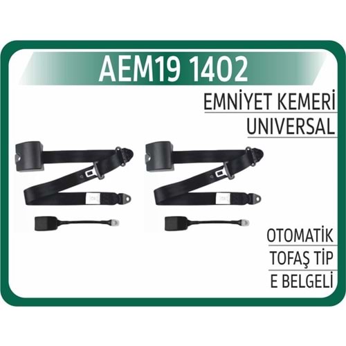 EMNİYET KEMERİ OTOMATIK TOFAS TIP E BELGELI