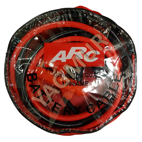 AKU TAKVIYE KABLO TAKIMI 35 MM 2.0MT CCA 1000A ALUMINYUM UZERI BAKIR KAPLAMA