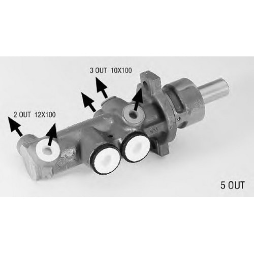 FREN ANA MERKEZ 25,4mm RENAULT MASTER II 01>TRAFIC 01> 5 CIKIS