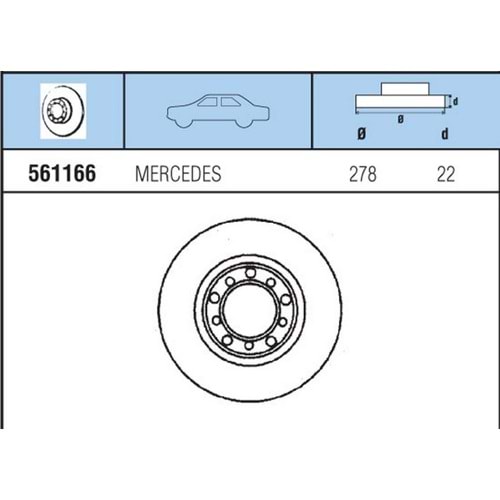 FREN DISKI ON HAVALI R107 / W 116