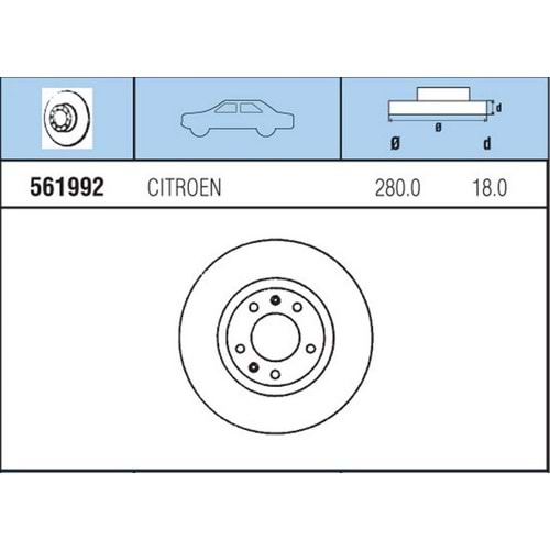 FREN DISKI ON PEUGEOT JUMPER 1,9D 1,9TD 2.0I 2,5D 94>>