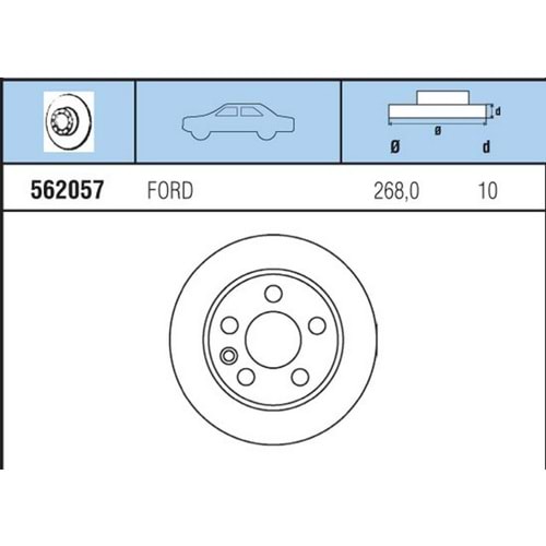 FREN DISKI ARKA Alhambra 1.8I 20V Turbo, 1,9 Turbo DIesel, 2.0, 2.9 V6 Arka
