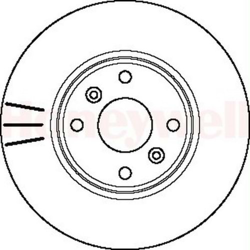 FREN DISKI ON HAVALI TK RENAULT MEGANE II 1,5dcI,1,6 16V,1,9dcI,2.0 16V 02>CLIO II 2.0 16