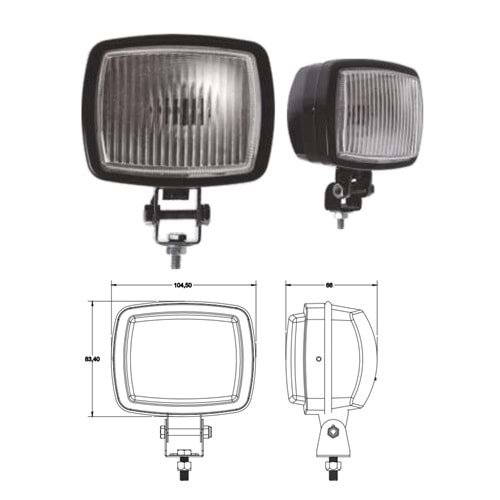 UNIVERSAL METAL GOVDELI MINI CALISMA LAMBASI (12V-24V AMPULLE)