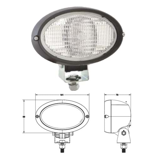 OVAL CALISMA LAMBASI IS MAKINASI (12V-24V)