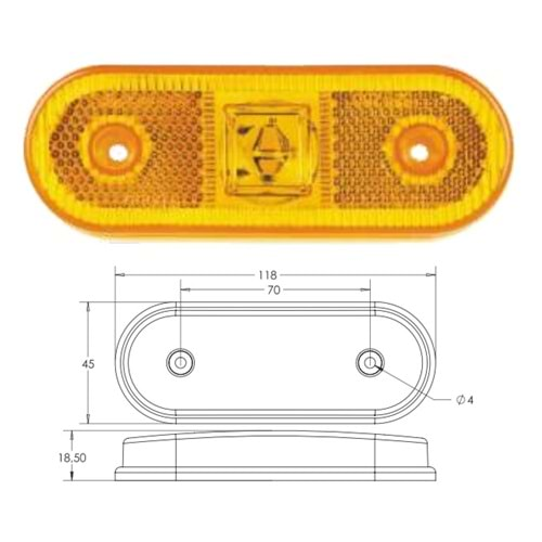 LED YAN POZİSYON LAMBASI 2 LED