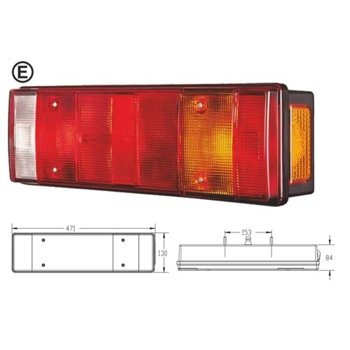 STOP LAMBASI KABLOLU 7 FONKSIYONLU TIR TIP