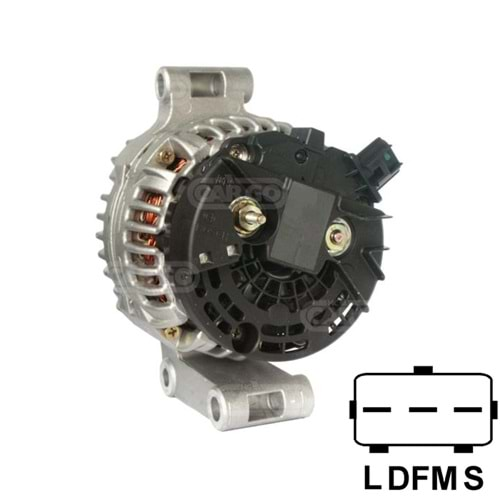 ALTERNATOR KOMPLE 12V 105A TRANSIT V184 YM