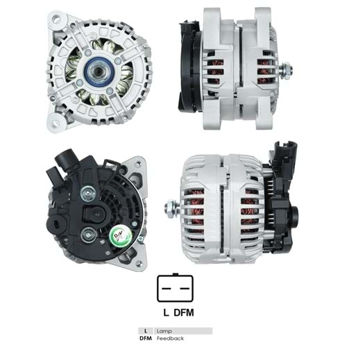 ALTERNATÖR BOSCH 12V 150A PARTNER/207/307 HD