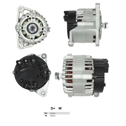 ALTERNATÖR MARELLI 12 V 85A FASTTRAC/CAT/JC