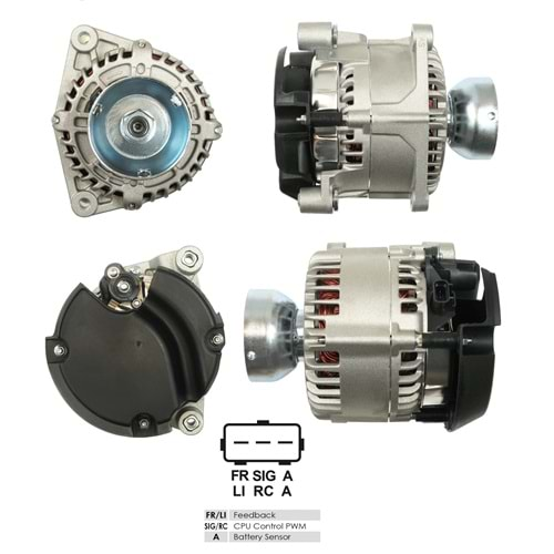 ALTERNATÖR VISTEON 12V 110A FOCUS/CONNECT 1.8