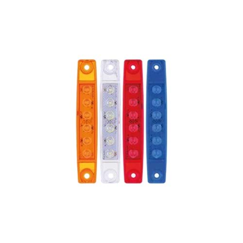 6 LEDLİ PARMAK LAMBA KOMPLE CAMLI MODEL
