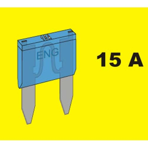 MINI BICAK SIGORTA 15 AMPER
