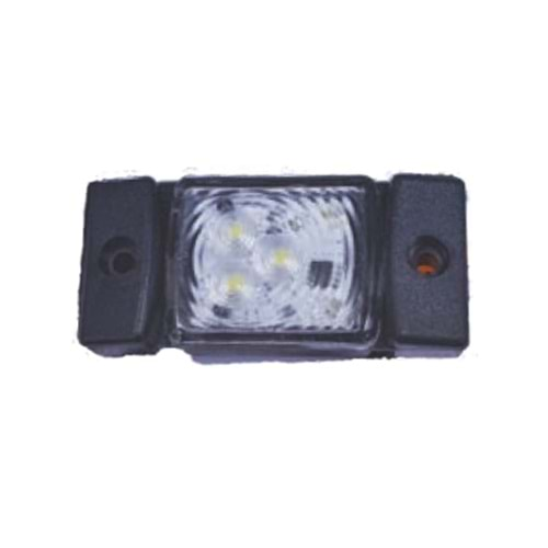 LED REFLEKTOR KARE BEYAZ 12 24V 0.5MKABLOLU