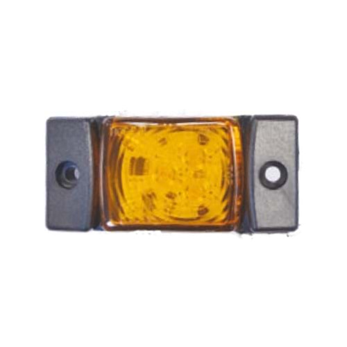 LED REFLEKTOR KARE AMBER 12 24V0.5MKABLOLU