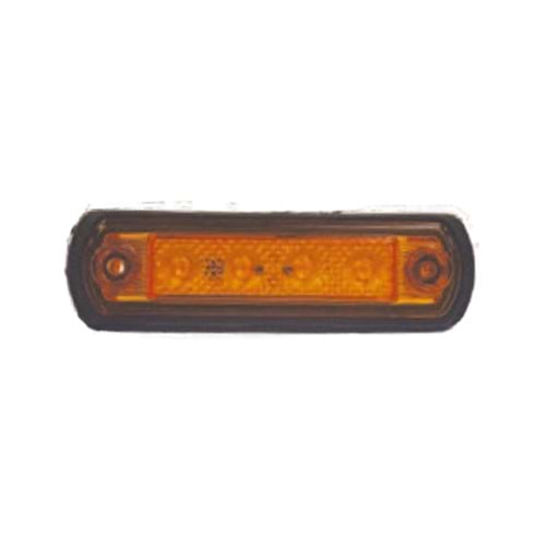 LED MARKER LIGHT KAUCUK AMBER 12 24V