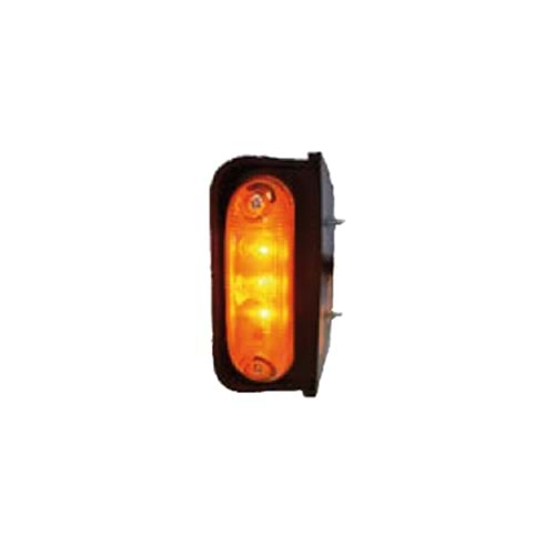 LED MARKER LIGHT ON ARKA OVAL AMBER 12 24V