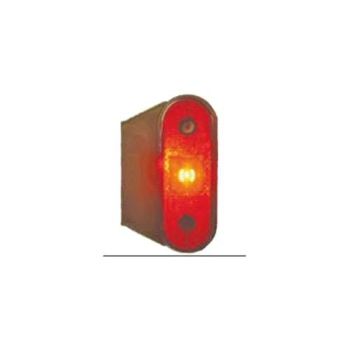 LED MARKER LIGHT REFLEKTORLU KIRMIZI 12 24V