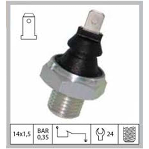 YAĞ MÜŞÜRÜ (0,35 BAR) TEMPRA TIPO UNO DUCATO FIORINO