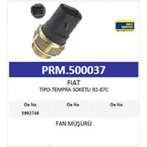 FAN MÜŞÜRÜ TIPO TEMPRA SOKETLI 92 87C
