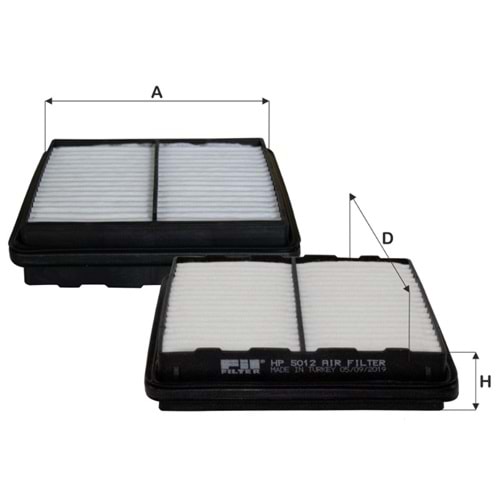 HAVA FILTRESI HONDA CIVIC 91-95 1.5 LSI 1.6