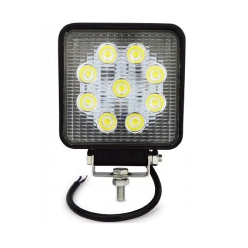 9 LED KARE ÇALIŞMA LAMBASI 110 VOLT 28MM