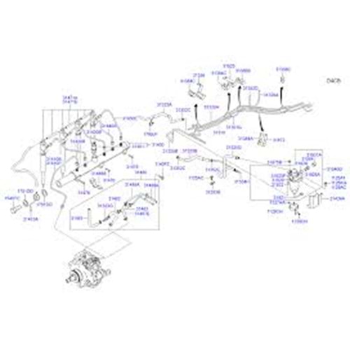 YAKIT BESLEME HORTUMU H100 KMYT 2017>